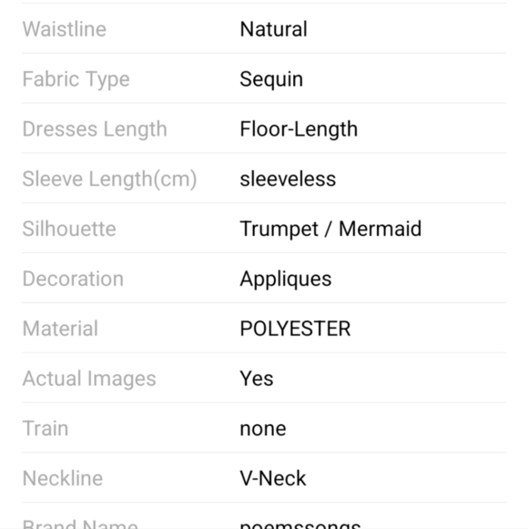 Pink, Sleeveless, Backless, V Neck, Beaded, Contrast Sequined and Mes… - Picture 7 of 12